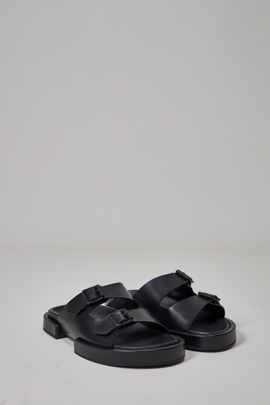 Sandalen & Slippers | Ann Demeulemeester Henri Block Sandals Elbamat, Black