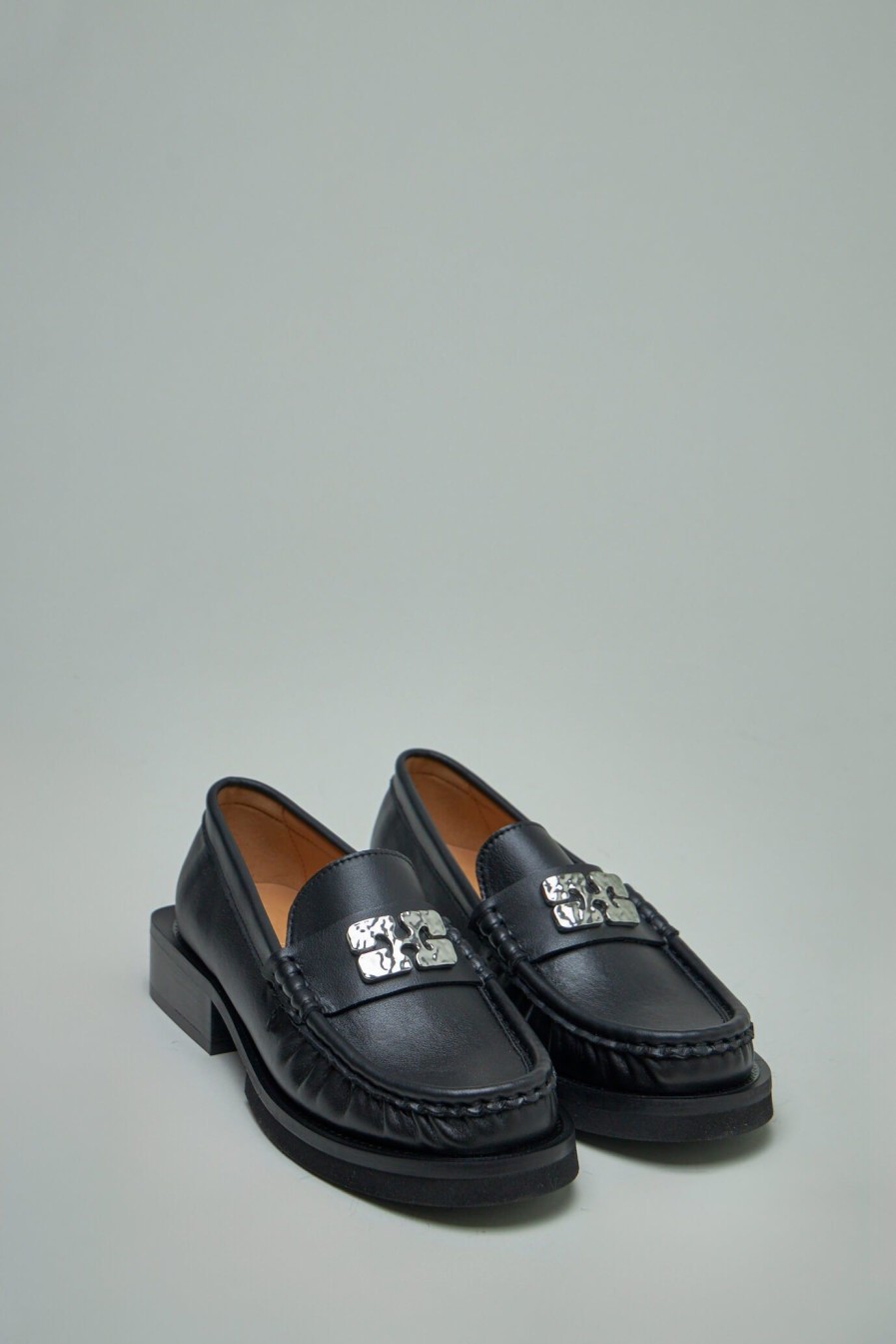 Ballerina'S | Ganni Butterfly Logo Loafer