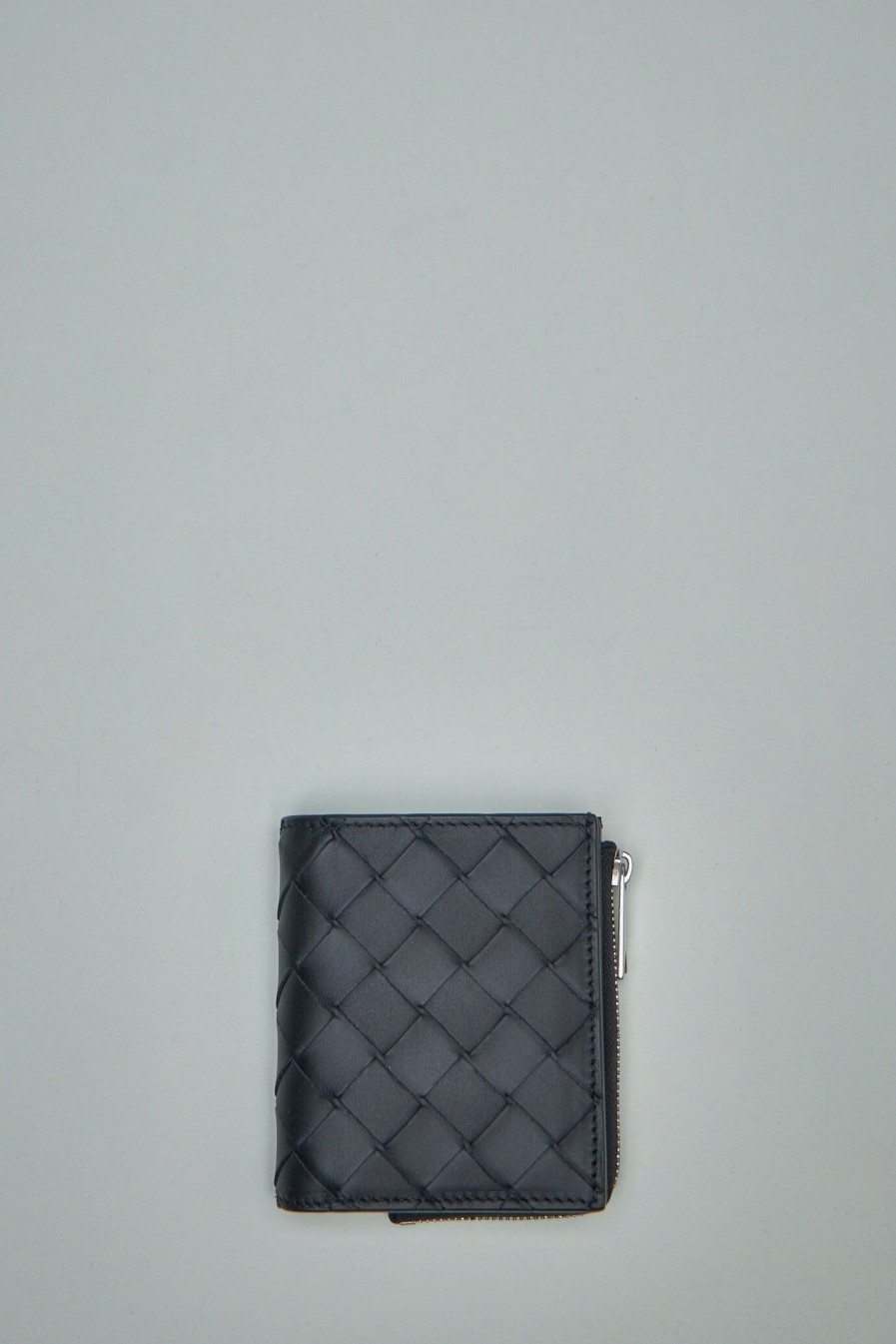 Portemonnees En Kaarthouders | Bottega Veneta Intrecciato Bi-Fold Wallet With Zip