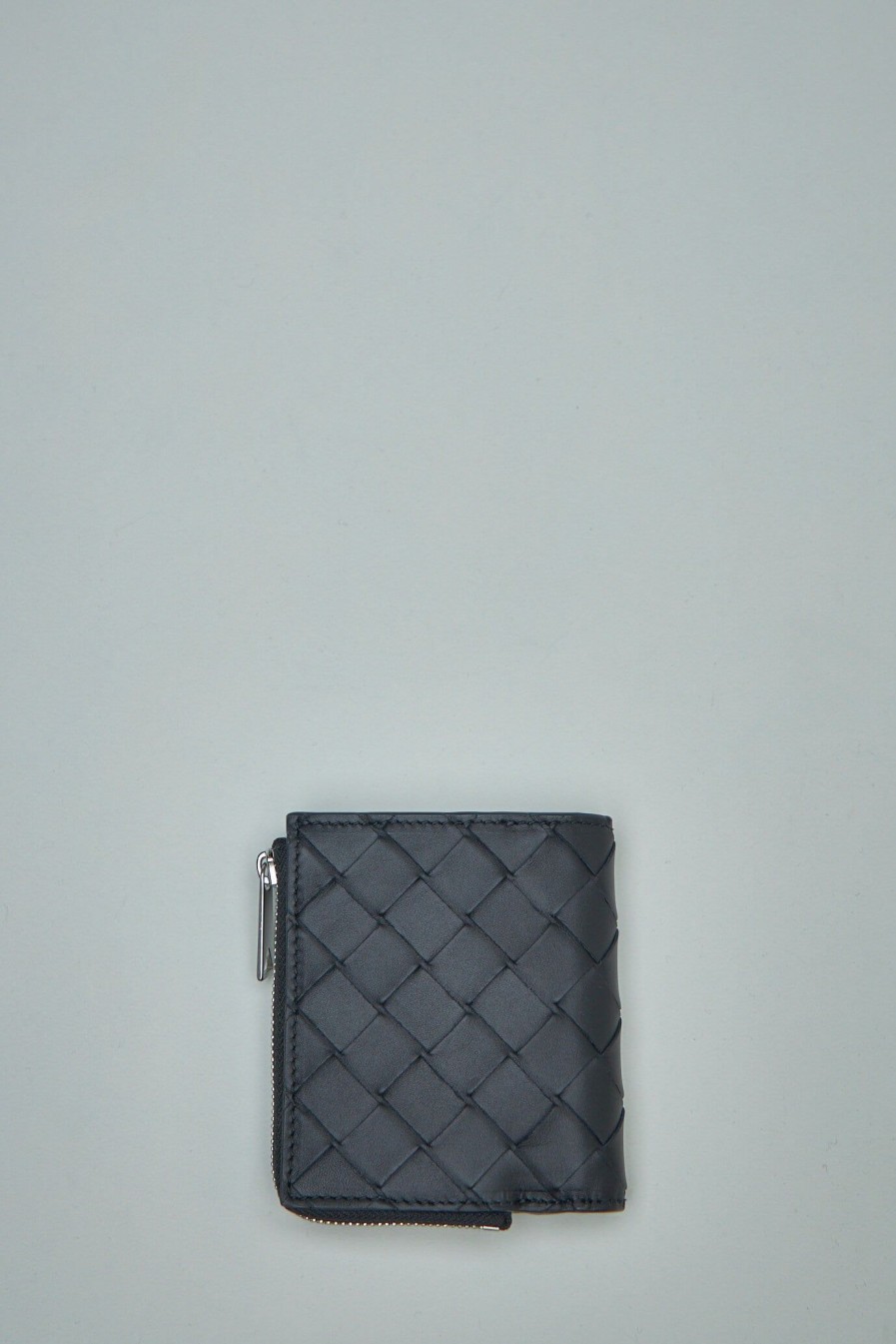 Portemonnees En Kaarthouders | Bottega Veneta Intrecciato Bi-Fold Wallet With Zip