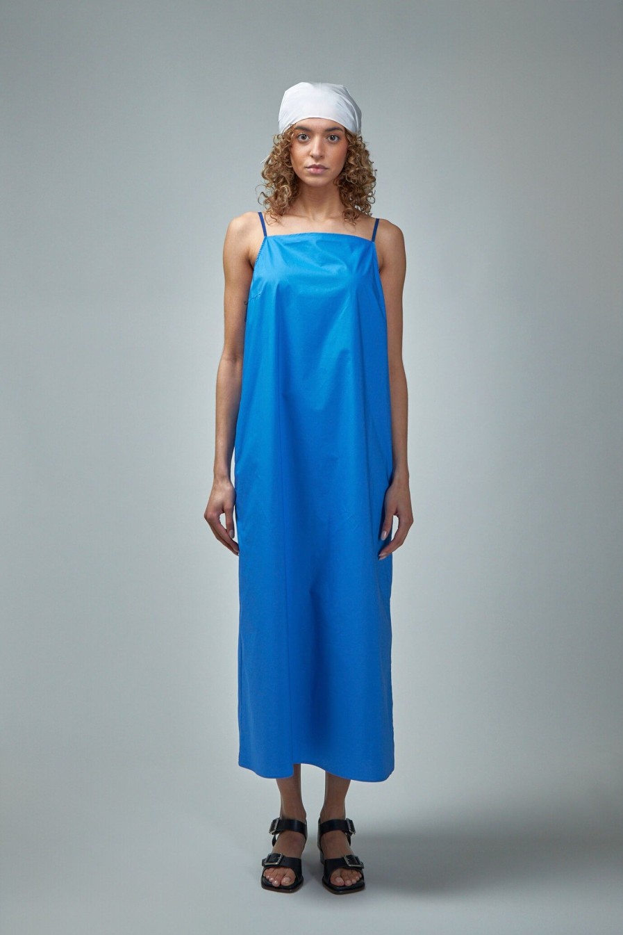 Jurken | Sofie D'Hoore Dix Cpop Long Dress Thin Straps Triagle Scarf