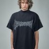 T-Shirts | Balenciaga Dark Wave Oversized Tshirt