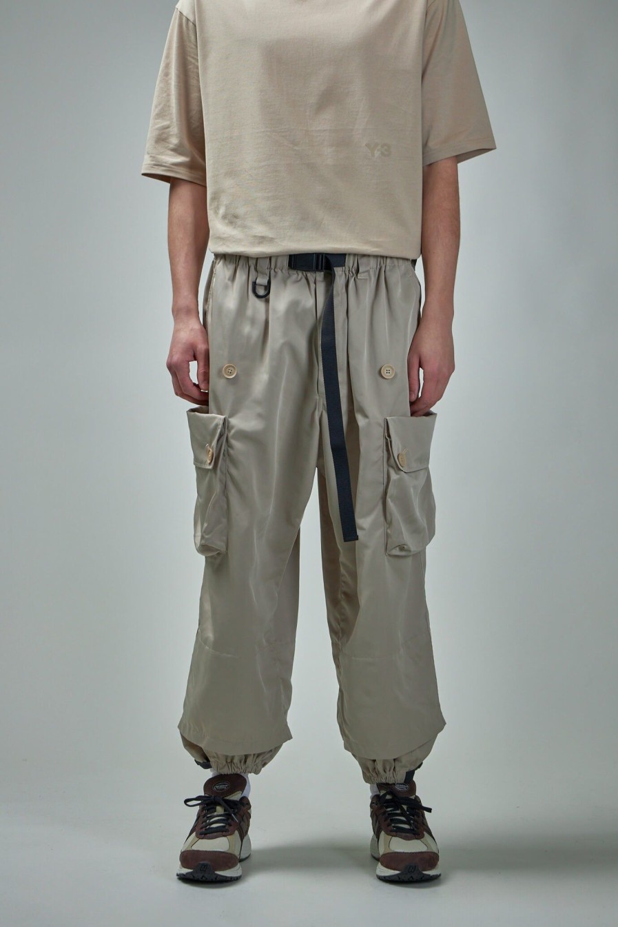 Broeken | Y-3 Yohji Yamamoto Cuffed Twill Pants