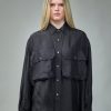 Overhemden | R13 Oversized Pocket Shirt Overdyed