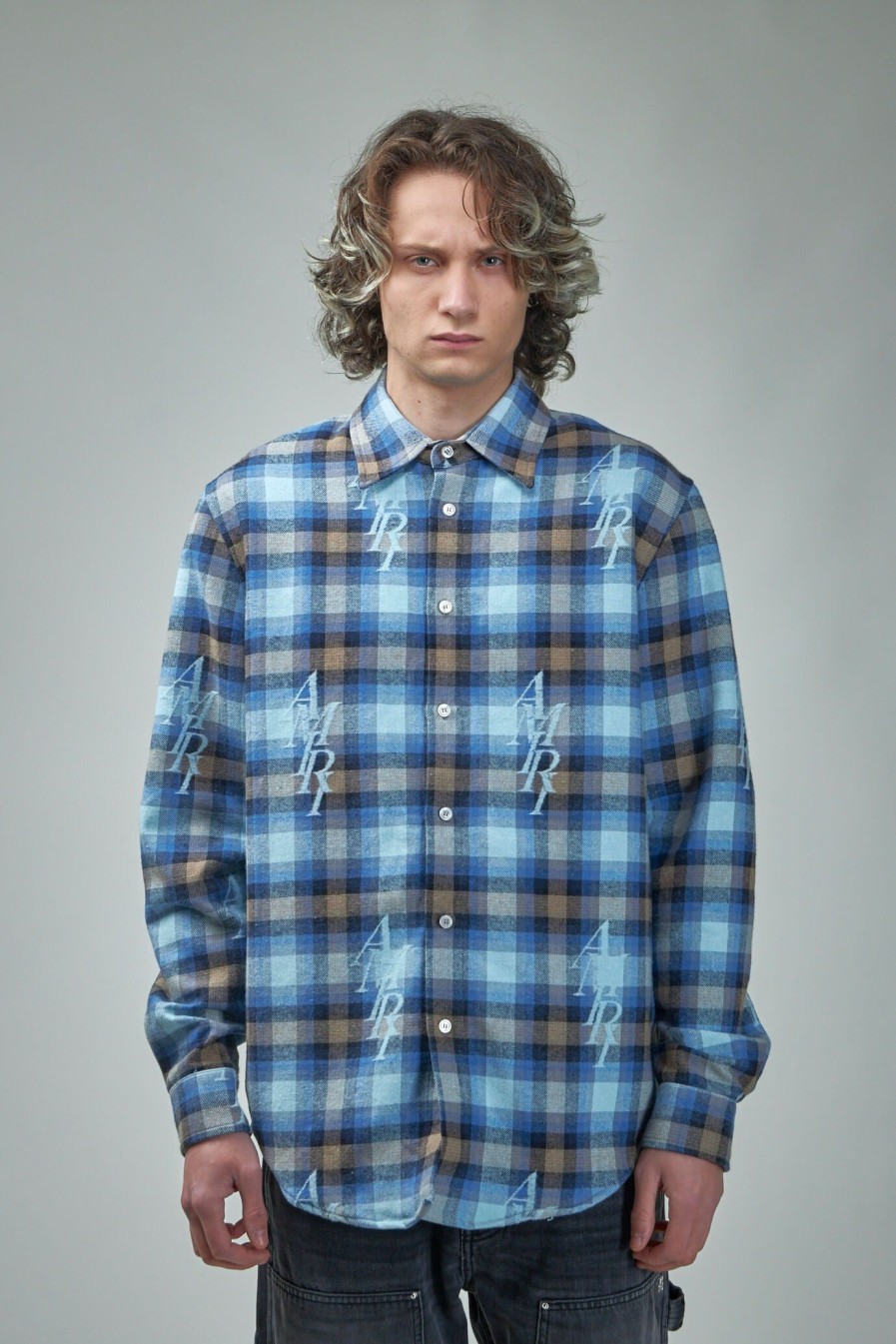 Overhemden | Amiri Amiri Staggered Plaid Flannel