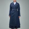 Jassen | Alaïa Belted Coat Brut Denim