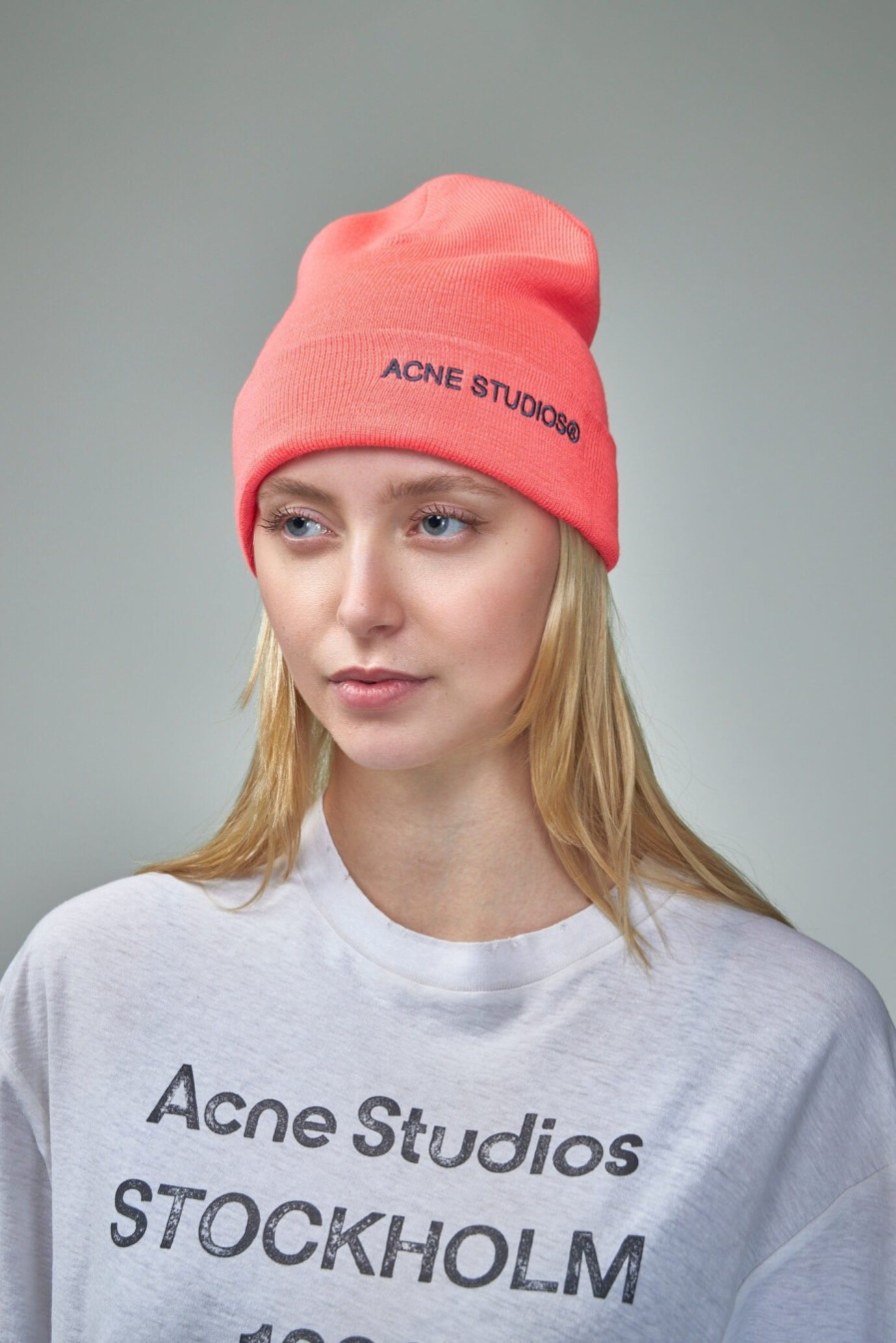 Mutsen | Acne Studios Embroidered Logo Beanie