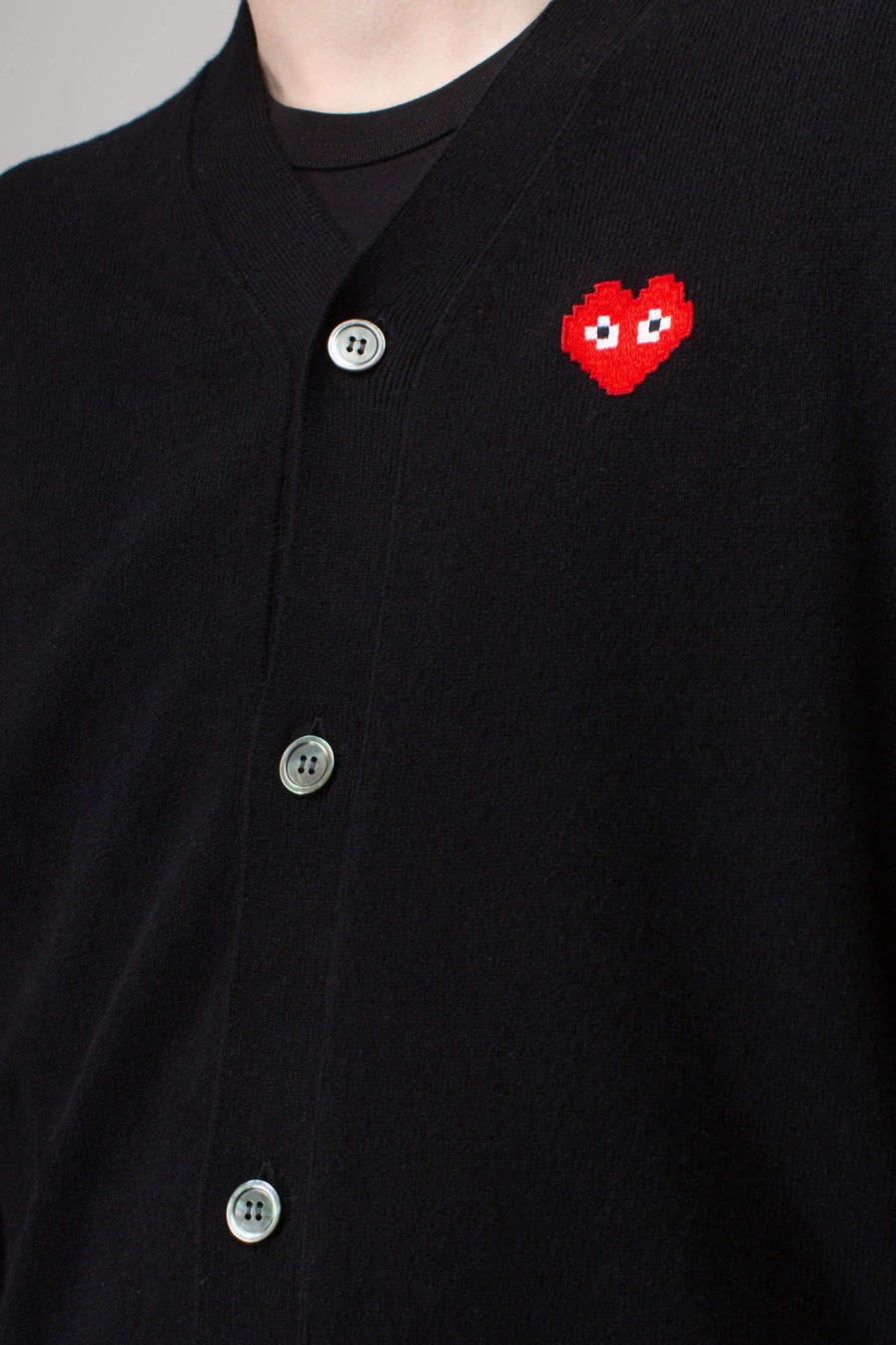 Cardigans | PLAY Comme des Garçons Mens Cardigan Knit