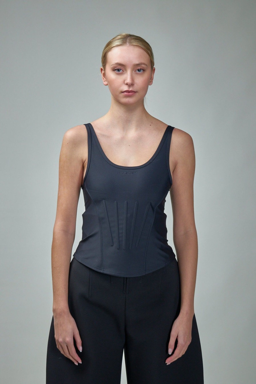 Tanks Tops | Mugler Corseted Tank Top