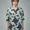 Overhemden | Maison Mihara Yasuhiro Drunkers Path Quilt Pattern Printed S/S Shits