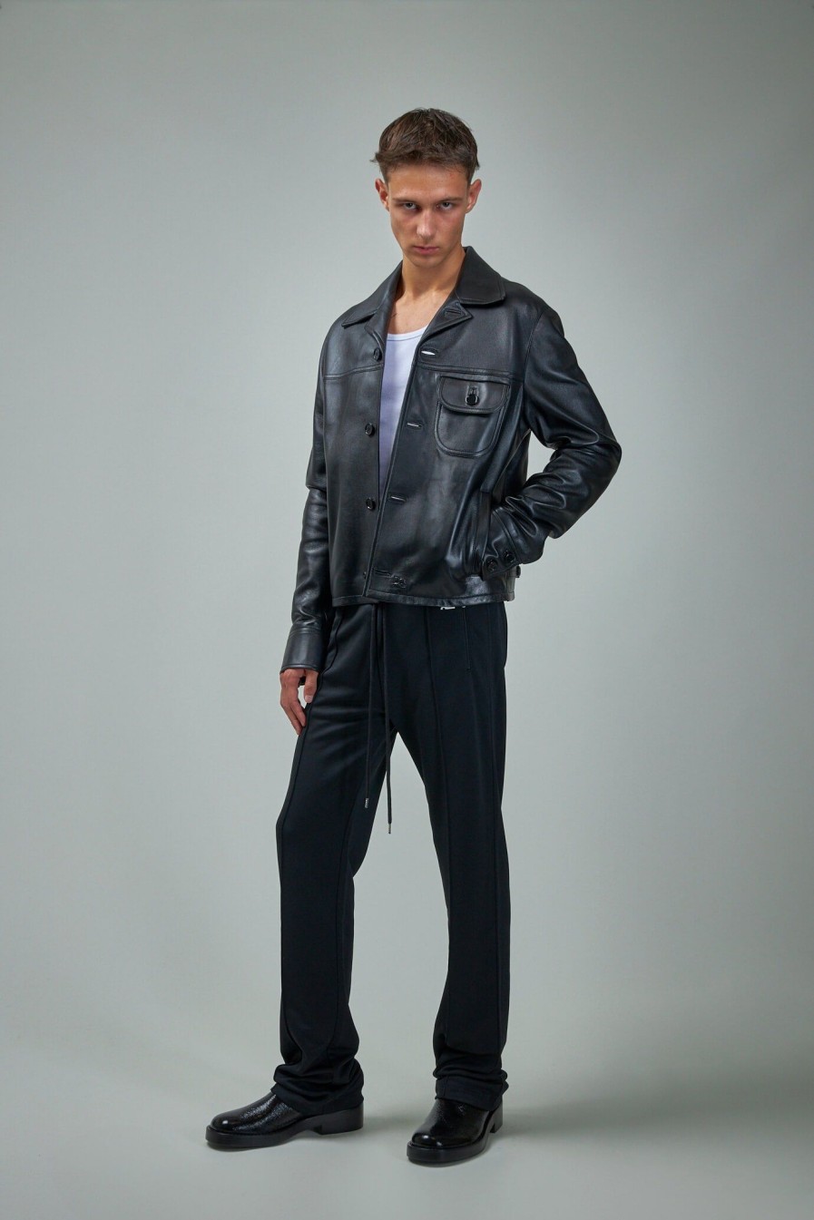 Bont & Lerenjassen | Courrèges Single Pocket Leather Jacket