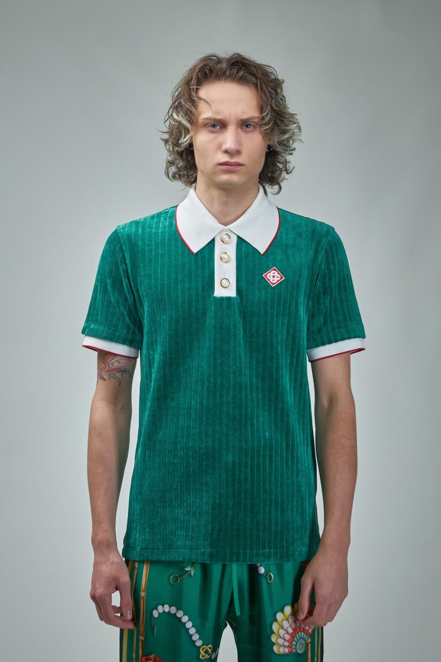 Polo | Casablanca Rib Velour Polo